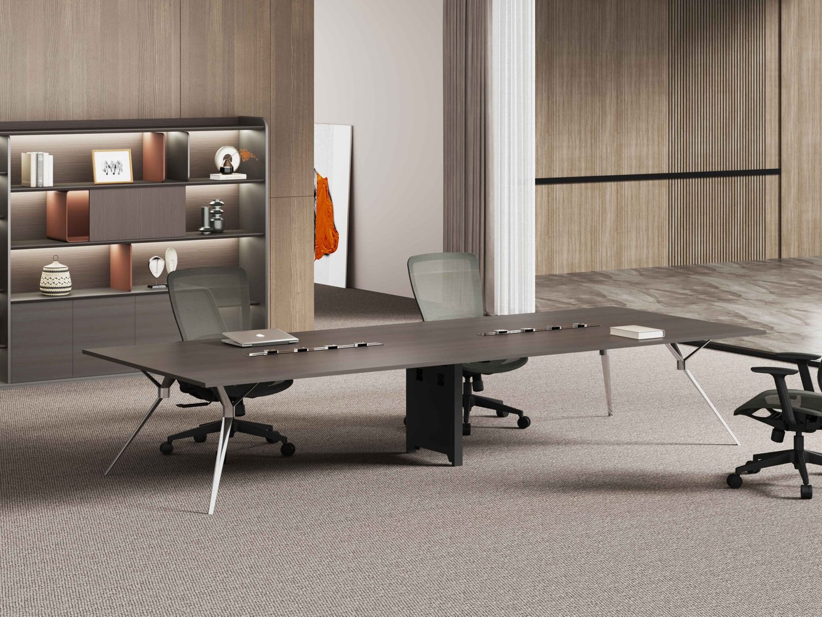 Lycar conference table support structure