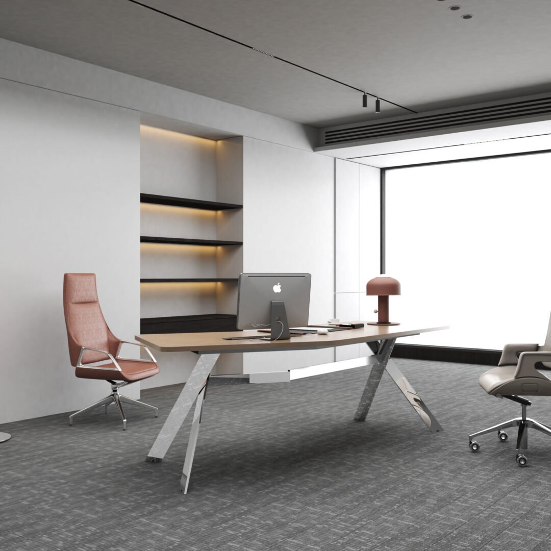 135° X-LEG Executive Desk