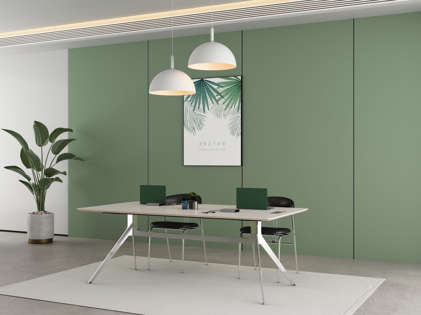 Freya conference table in a meeting room