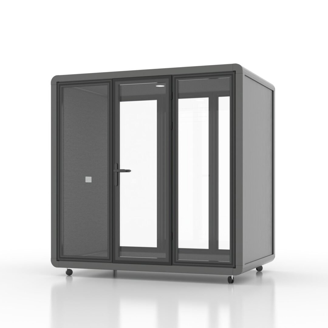 L-four person booth