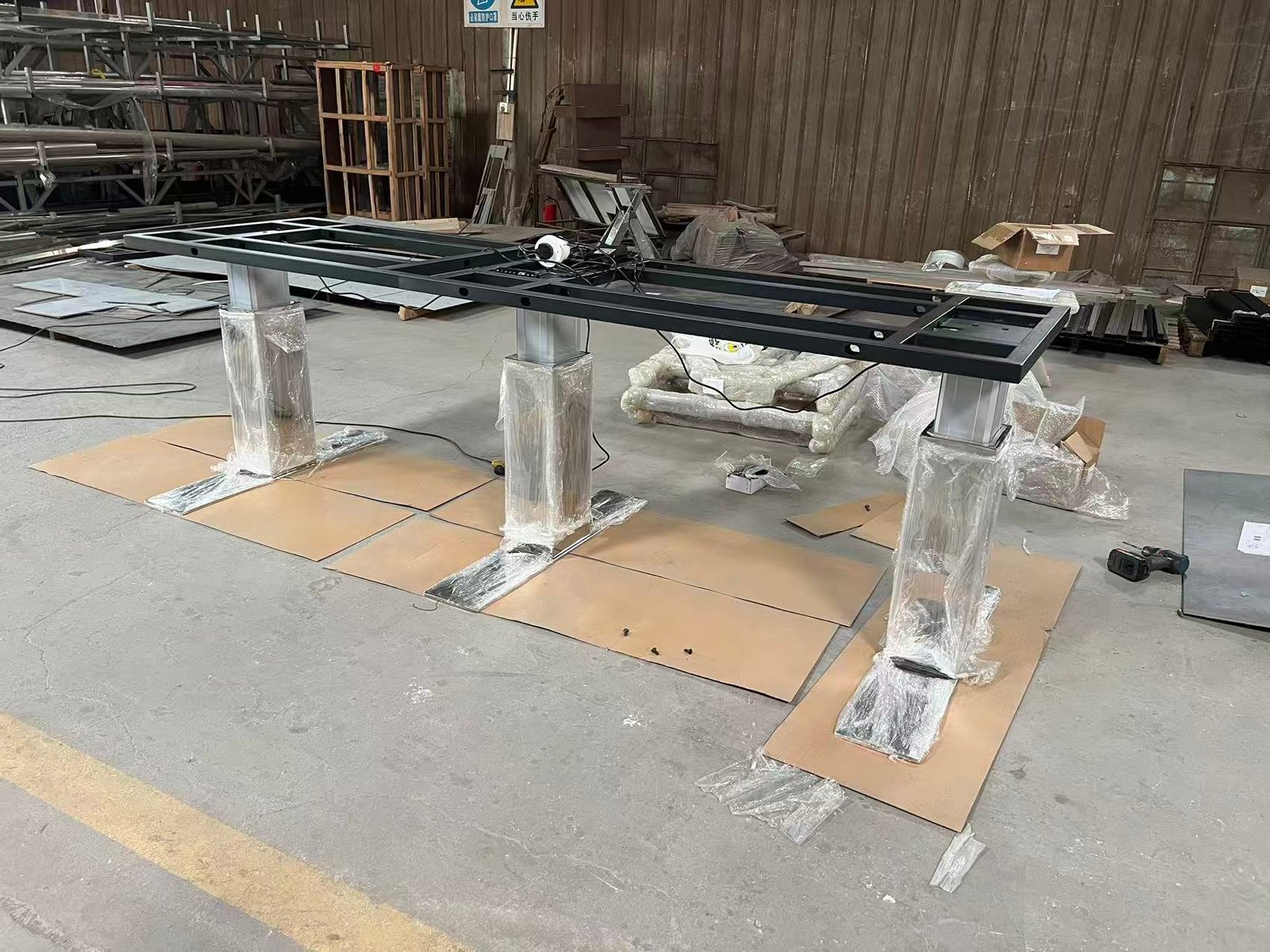 Norda custom furniture trial assembly